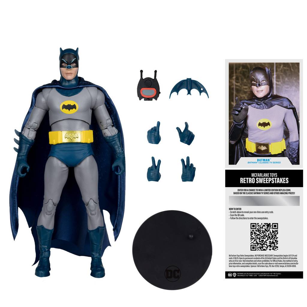 Mcfarlane DC Multiverse 7-inch Batman Classic TV Series Character Model ...