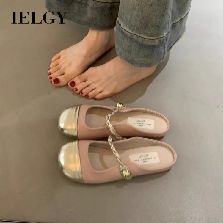 IELGY Women's new style flat heel-less slip-on shoes | Shopee Philippines