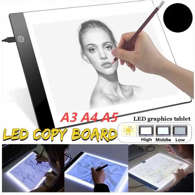 LED Copy Board Light Pad Drawing Tracing Tablet Copyboard Animation