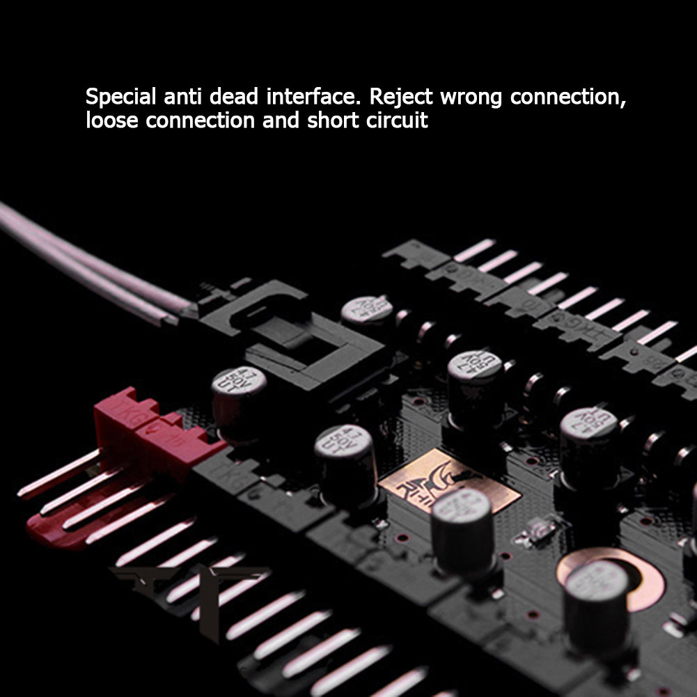 PWM Cooler Fan HUB Splitter Extension Motherboard 1 to 10pin fan 4