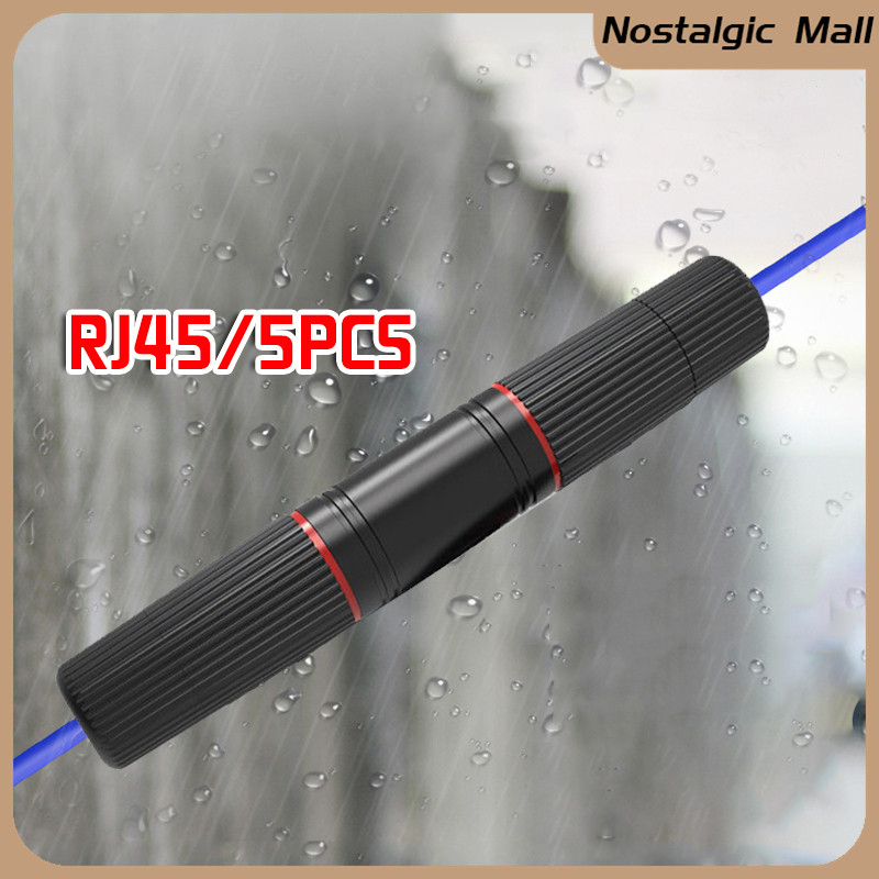 5pcs RJ45 Lan Connector Outdoor Waterproof IP67 Cat6 Cat5 Ethernet ...