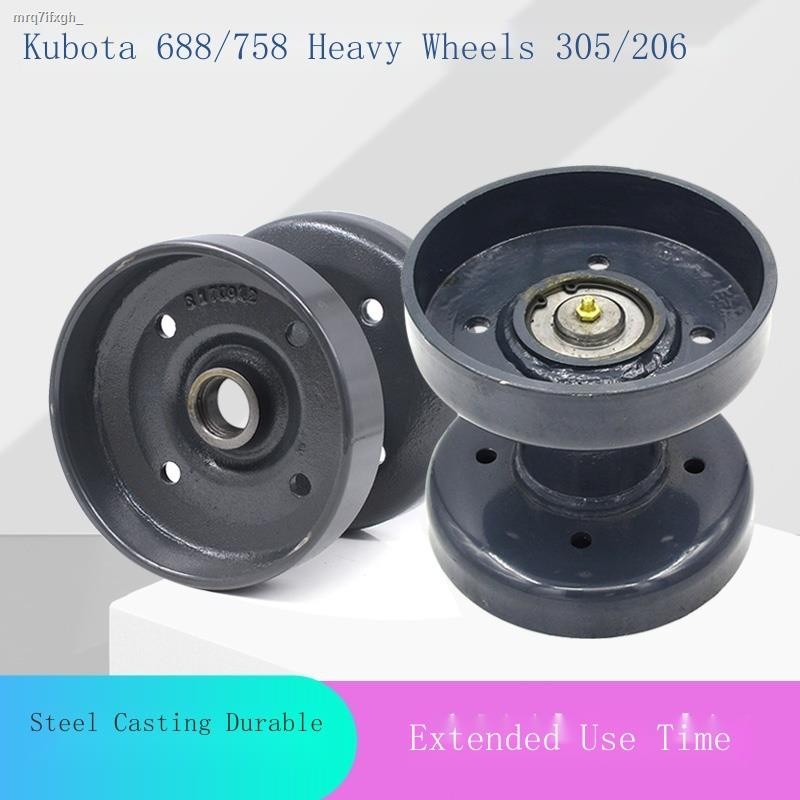 Kubota 688 758 harvester full car accessories walking track roller load