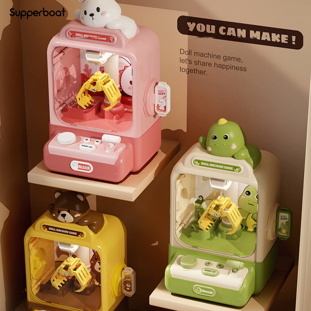 SUP Home Arcade Game for Children Claw Game Machine with Lights Sound