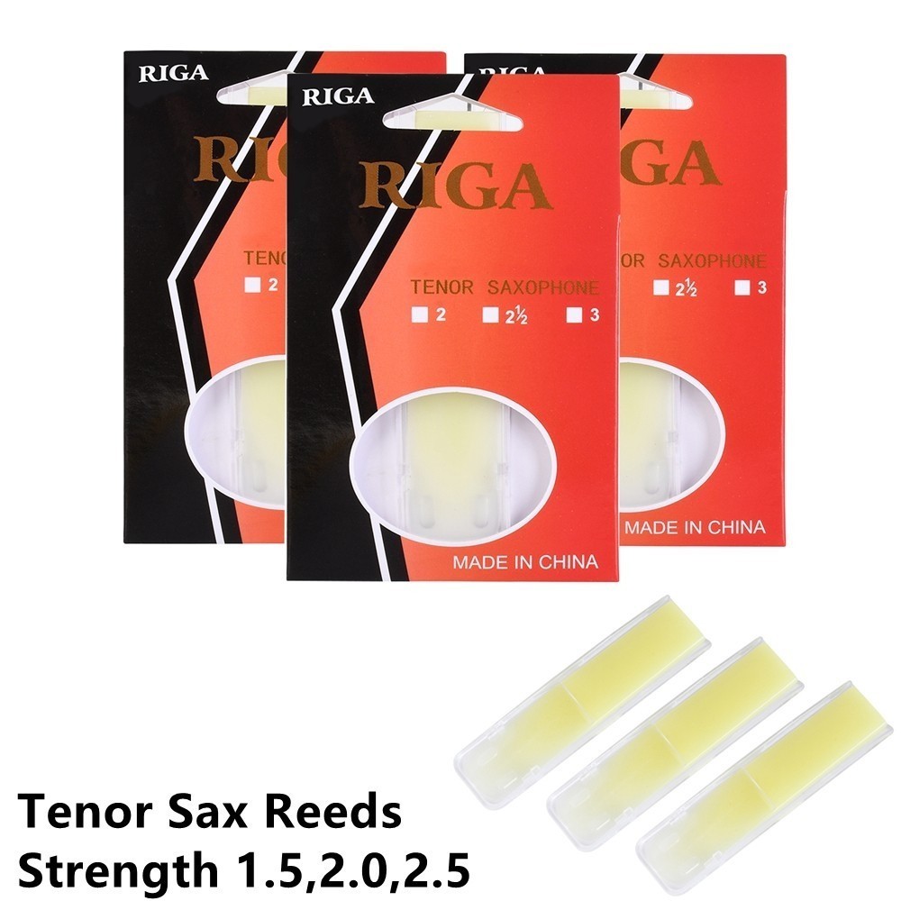 Long lasting Synthetic Resin Reeds for Tenor Sax Strengths 1 5 2 0 2 5