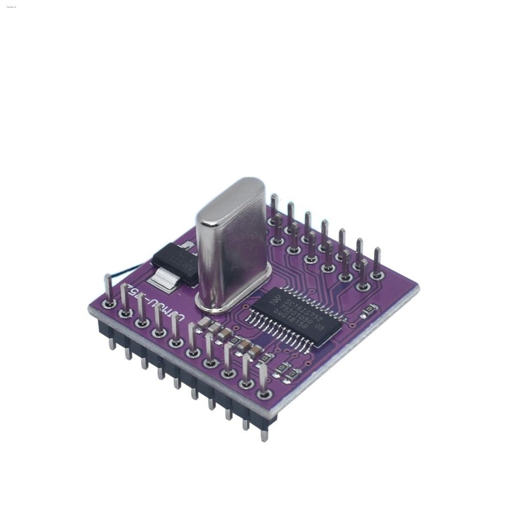I2C/SPI bus to UART module SC16IS752 dual-channel serial port expansion ...