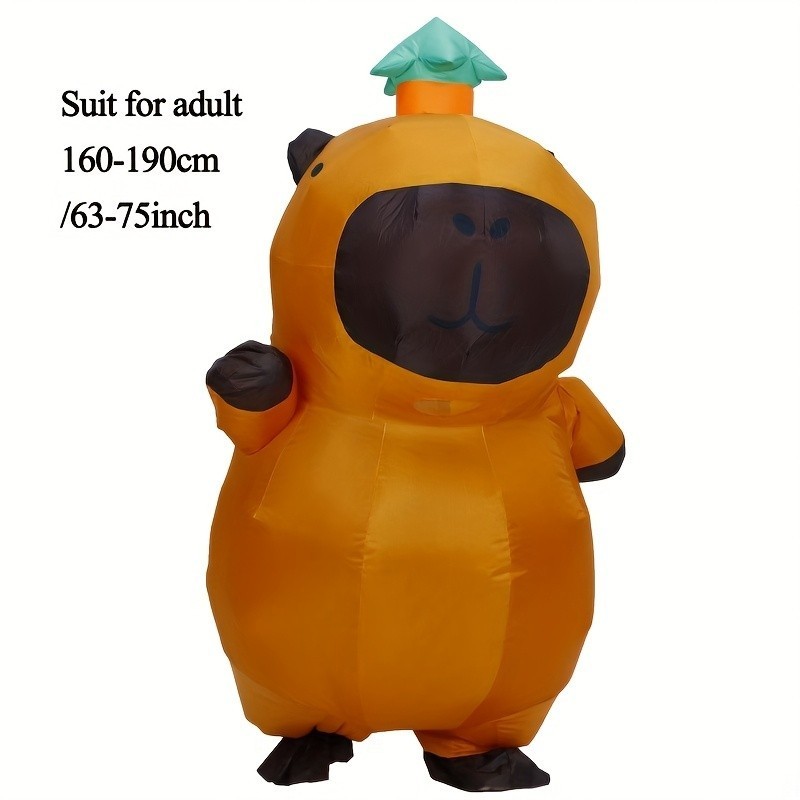 Inflatable Pakaian Capybara Kembung Costume Cosplay Mascot Inflatable ...