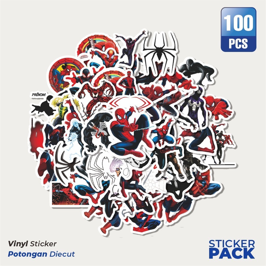 Ultimate Vinyl Sticker Spider Man Sticker Waterproof Aesthetic - For ...