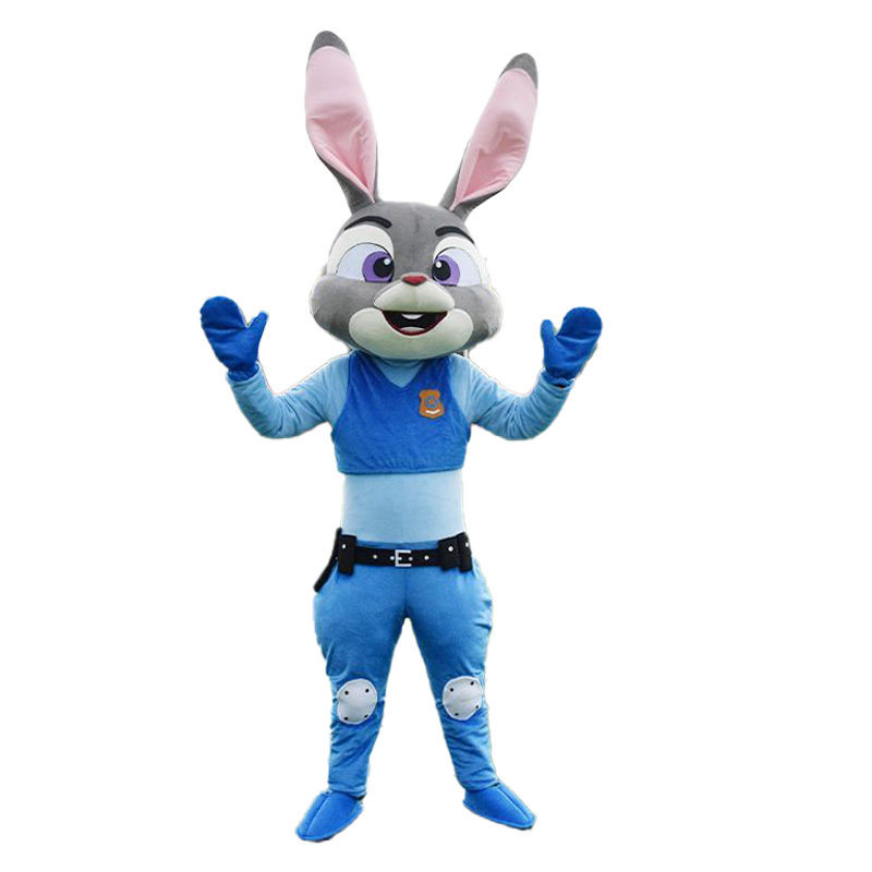 Animal Cartoon Doll Clothes Walking Crazy Zootop Rabbit Police Officer ...
