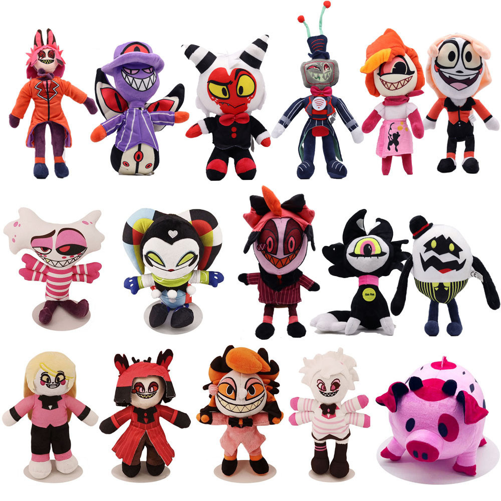 Hazbin Hotel Striker Loopy Helluva Boss Alastor Plush Toy Dolls Gift ...