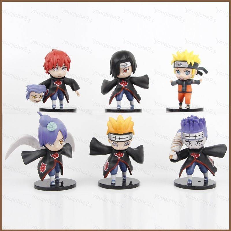 sy 6pcs NARUTO Action Figure Akatsuki Uzumaki Naruto Nagato Pain ...