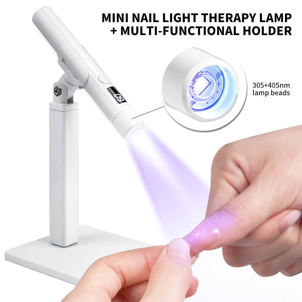 LIMEGIRL Handheld Portable Nail Lamp Stand with 360 degree Rotation and