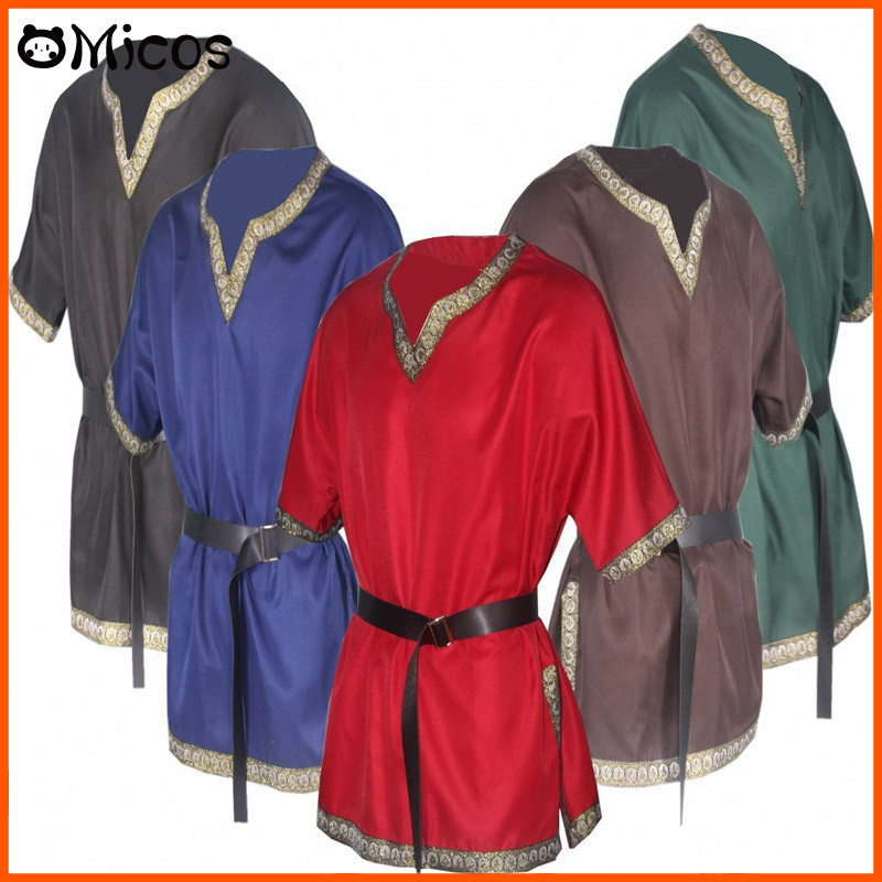 Medieval Adult Knight Warrior Tunic Cosplay Costume Norman Knight V ...