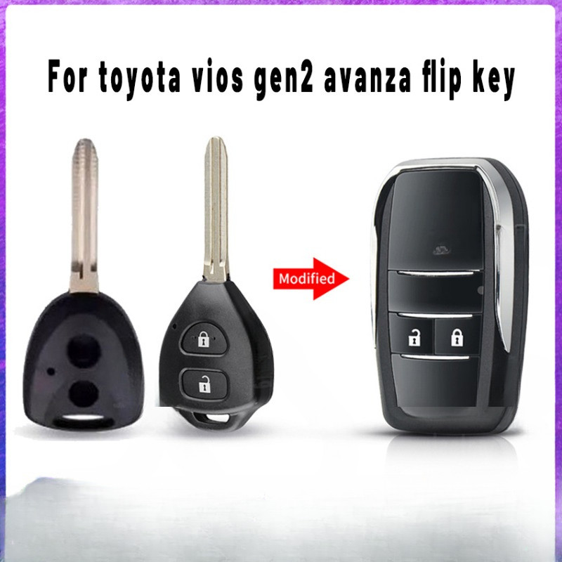 cod modified flip key For toyota avanza vios gen 2 flip key Remote ...