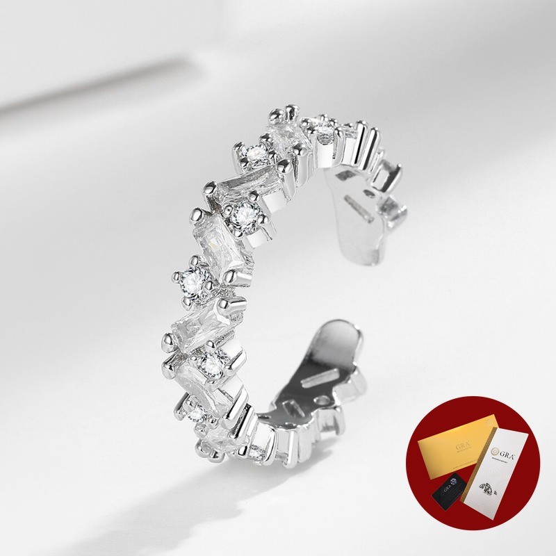 (With Gra Certificate) New Geometric Diamond-Embedded Fancy Shape ...