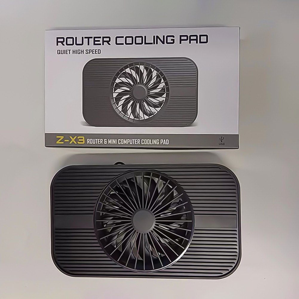 DC 5V USB Powered Router Fan Cooling Fan Heatsinks Quiet Desktop ...