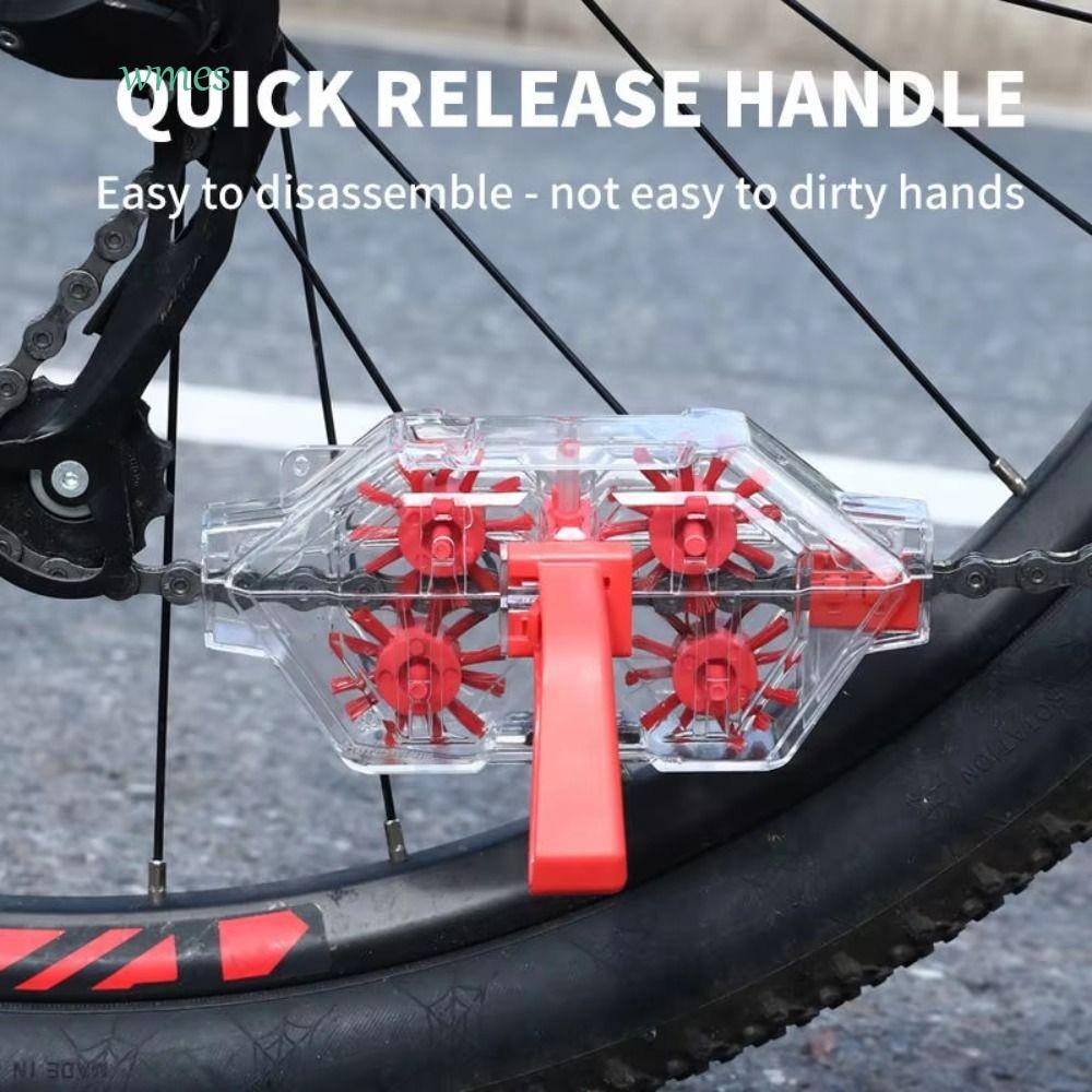 WMES1 Bicycle Chain Cleaner, ABS Transparent Immersion Chain Washer