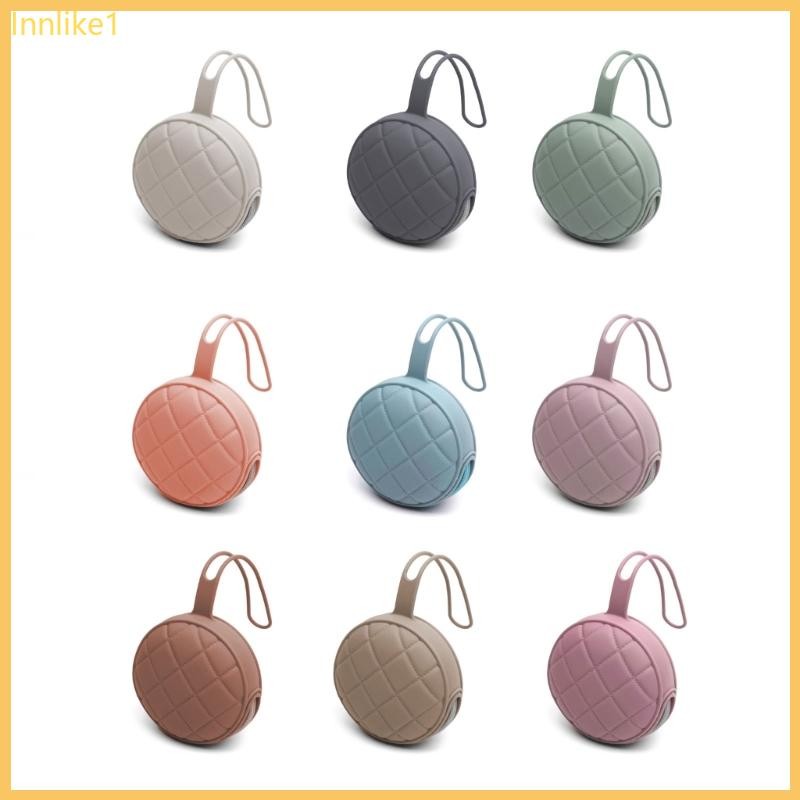 innlike1 Portable Silicone Pacifier Holder Case Upgraded Pacifier Case