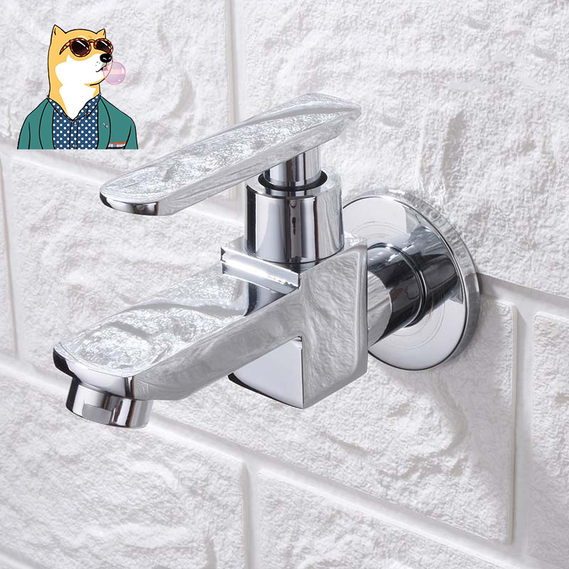 Bathroom Mop Pool Tap In-Wall Single Cold Bathroom Small Guide Pure ...