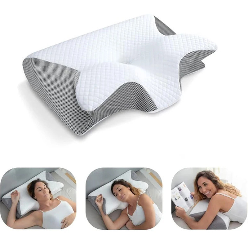 Cervical Cushion Memory Foam Ergonomic Contour Neck Pain Orthopedic