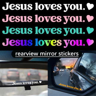 SMILE, JESUS LOVES YOU! Vinyl Decal Sticker Car Window Wall - Foto 6