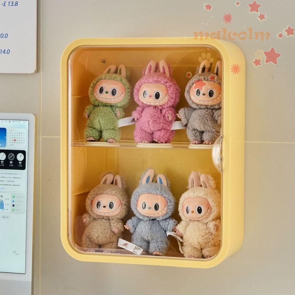 MALCOLM Labubu Pendant Display Box, Wall Mounted Transparent Labubu ...