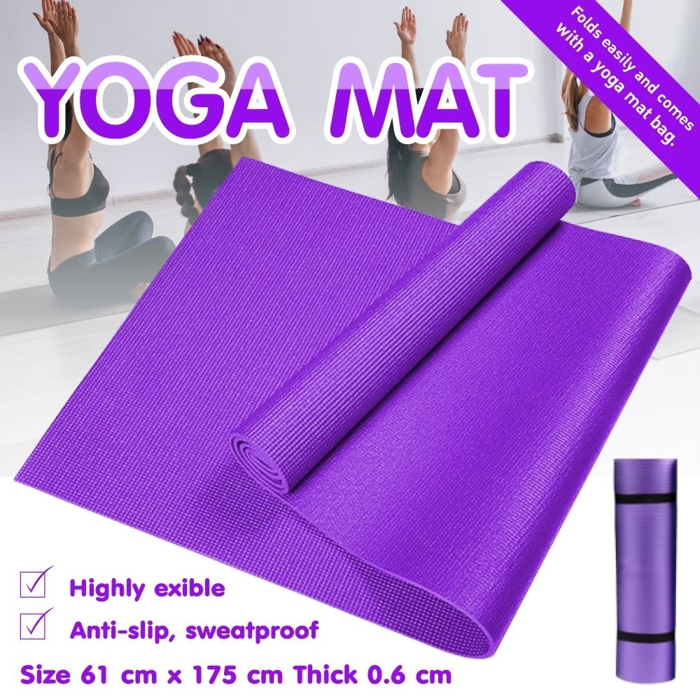 BG SPORT Yoga Mat EVA Flexible Non Slip yoga Exercise, Yoga Mat Model ...