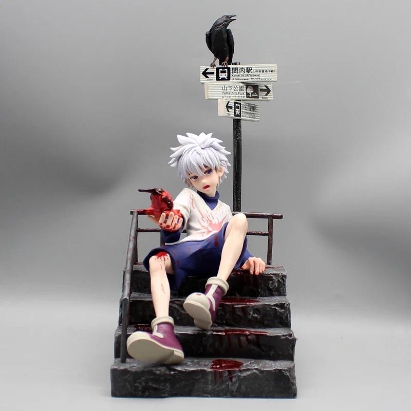 Figura Action Killua Zoldyck 27 Cm In PVC | Statua Da Collezione Anime | Regalo Natale E Compleanno Per Fan Di Hunter X Hunter - 3