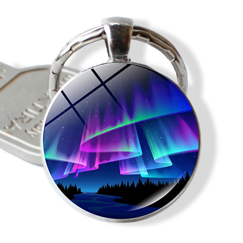 8.10#Finland Norway Northern Lights Pendant Keychain Pendant Hot Sale ...