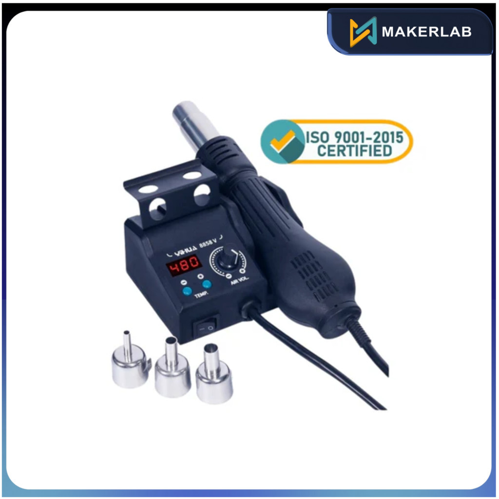 YIHUA 8858 V Hot Air BGA Rework Station Hot Air Soldering Station Heat ...