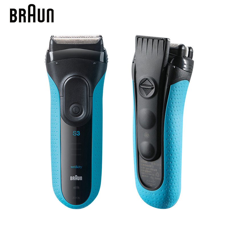 Braun S3 3040s Electric Shaver for Men Shaving Beard Electric Razor ...