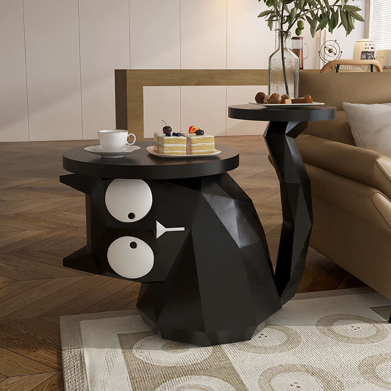 Creative Animal Coffee Table, Living Room Sofa Side Table, Movable ...