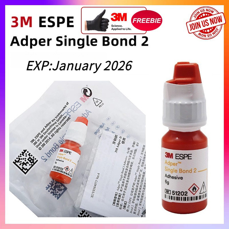 [Shopee Lowest Price]3m Single bond 2 dental bonding agent 6g dental ...