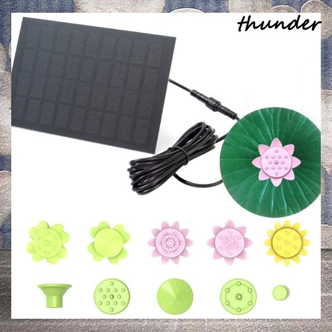Solar Fountain Set 1.4w/1.8w Floating Water Fountain Pump With Multiple