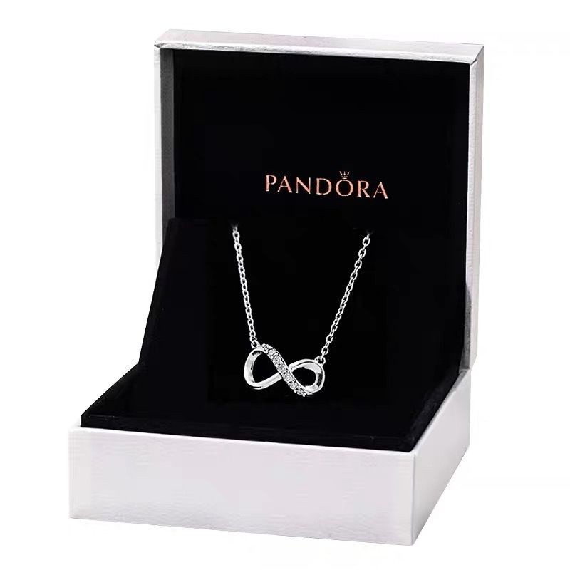 Pandora Infinity Necklace Pendant Set Pandora Rose Gold Pandora
