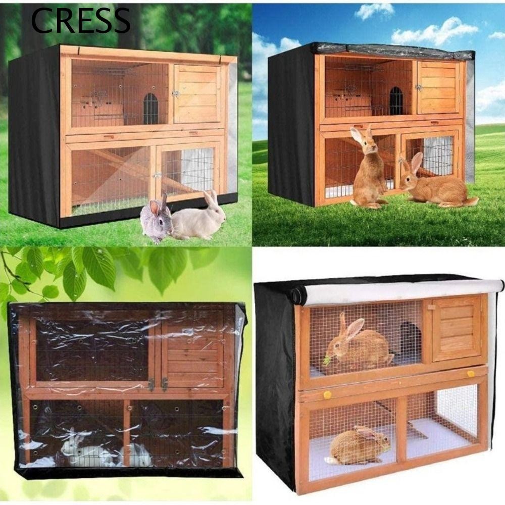 CRESS Rabbit Hutch Cover, Waterproof Breathable Poultry Cage Covers ...