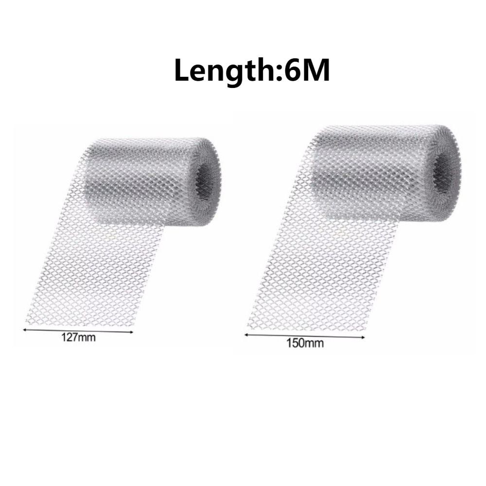 Aluminum Gutter Guard Mesh – 5 Inch Wide, 20 Foot Length (12.7cm X 6.1m), Leaf Filter Screen Cover, No Screws, Easy Install, Weather Resistant For Canada