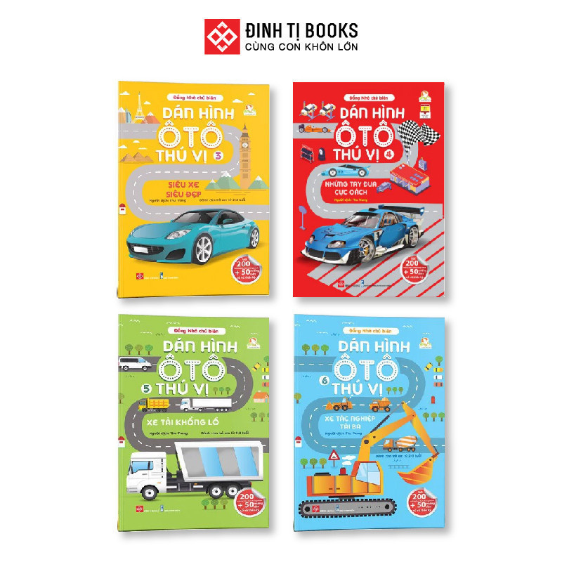 Book - Interesting car stickers - More than 200 stickers to help train ...
