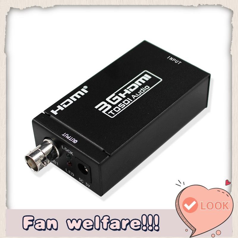 1080P HDMI to SDI Converter Adapter Coaxial Cable Video Audio HDMI