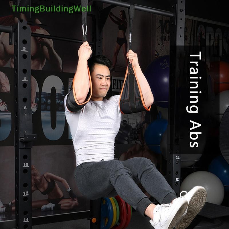 TBPH Fitness Abdominal Hanging Belt ABS Training Straps Support Pullup