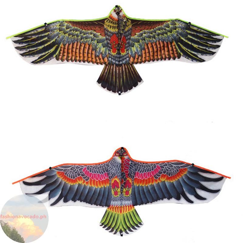 FHPH 1.1m Eagle Kite With 30 Meter Kite Line Children Flying Bird Kites