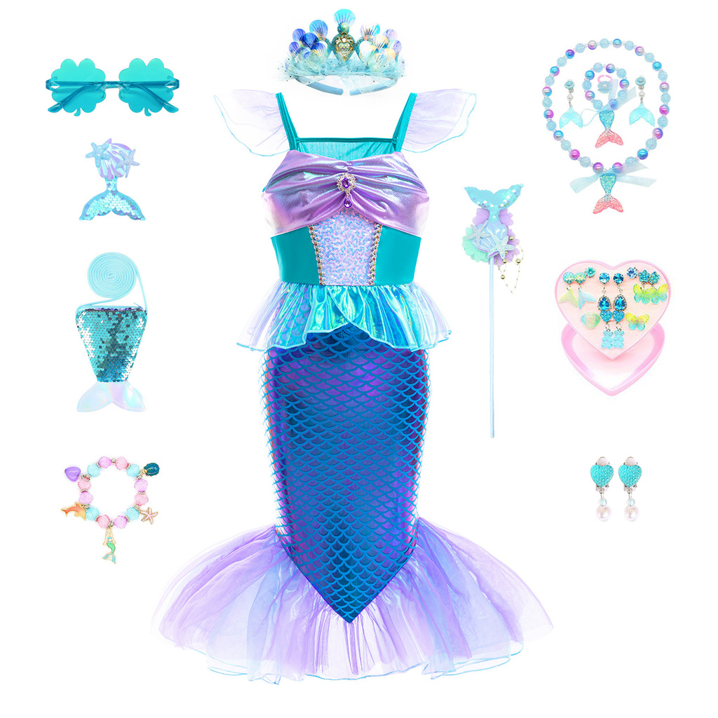 Halloween Costume Mermaid Fish Tail Skirt