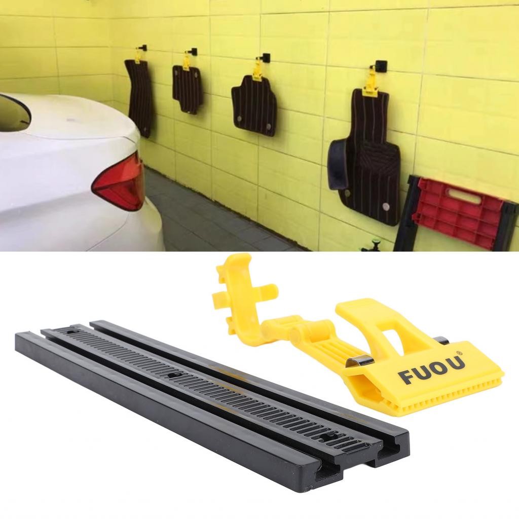 Bacony Car Wash Mat Clamp Wall Mount Floor Holder Reliable Stainless