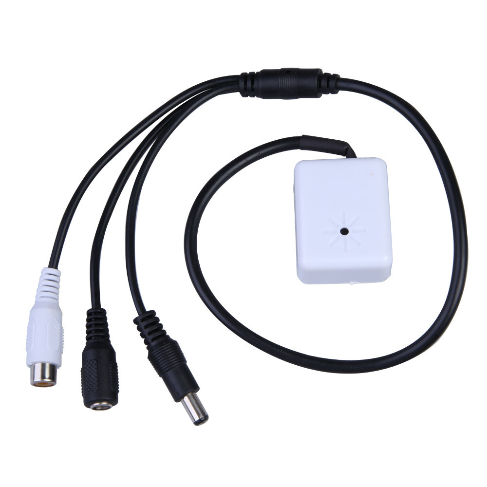 New CCTV Mic Microphone Sound PickUp Monitor Voice Audio Security