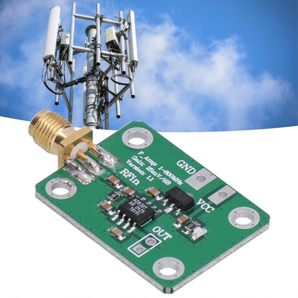 Xguli AD8307 Detector Module RF Power Meter Logarithmic Detection ...