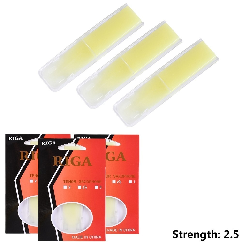 Long lasting Synthetic Resin Reeds for Tenor Sax Strengths 1 5 2 0 2 5