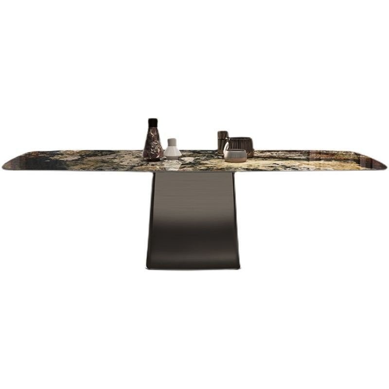 Italian Style Light Luxury New Composite Rock Slab Dining Table Modern ...