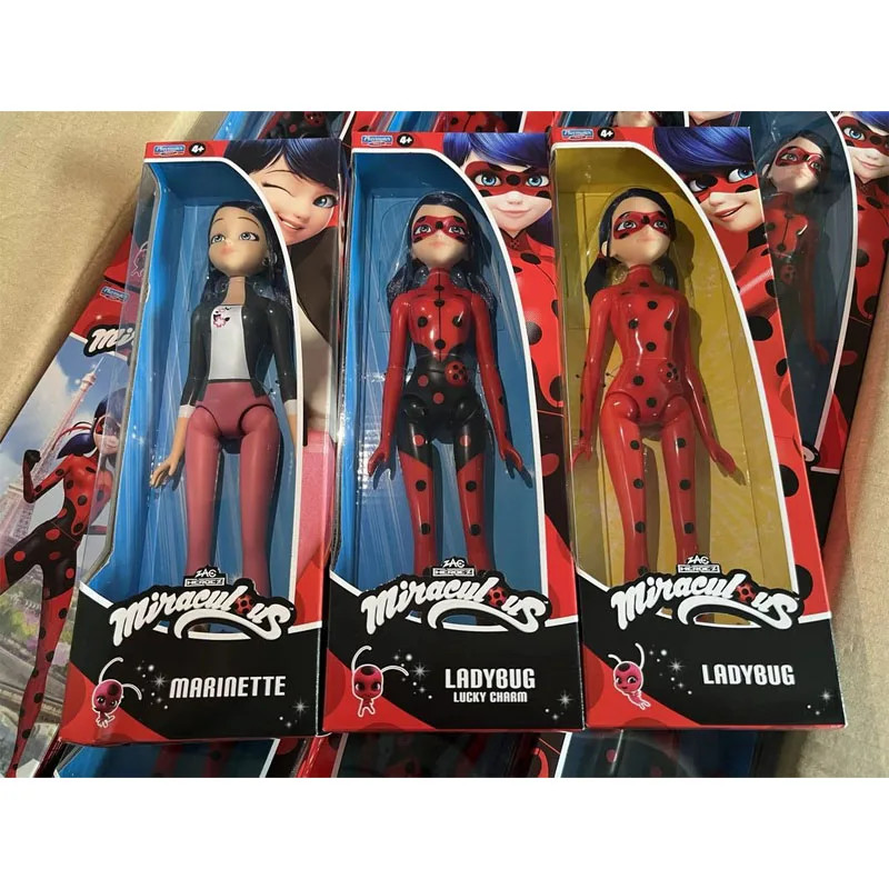 Miraculous Anime Figure Ladybug Marinette Rena Rouge Cat Noir Collecrt ...