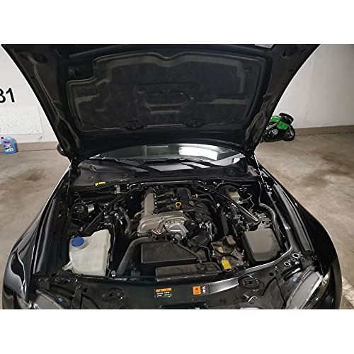 Produktbild von Haubenlift Für Mazda Für MX-5 ND MX5 Für Miata Für Roadster 2015-2023 Ändern Auto Vorderen Motorhaube Haube Gas Streben Schock Dämpfer Frühling Lift Unterstützt Gasfeder Motorhaube (Color : Red Carbo