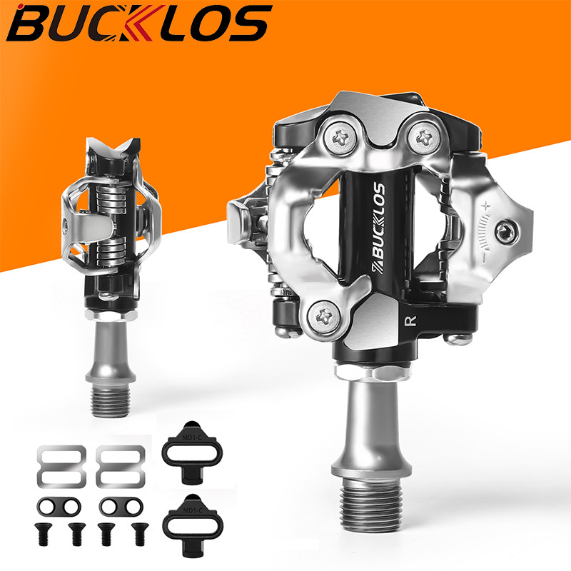 BUCKLOS BH51 BH56 Pedale Cleat Set  MTB Fahrrad Cleats Fr Shimano SPD   4/0 Bewegungsfreiheit Mtb Pedale Leicht