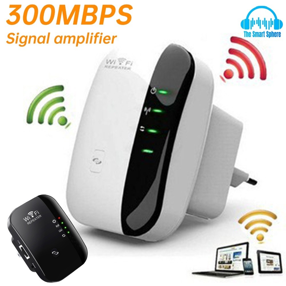 WiFi Repeater 300Mbps Network Signal Extender Wireless Router Fast ...